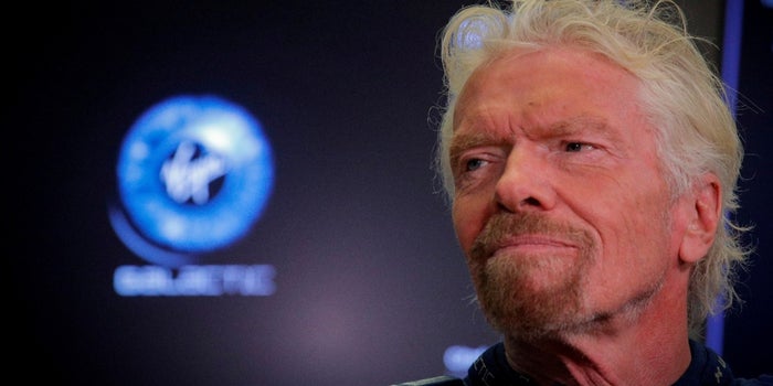 Millionaires in space 3! Richard Branson, ready for take off