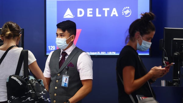 Unvaccinated Delta Employees to Pay $200 Monthly Fee