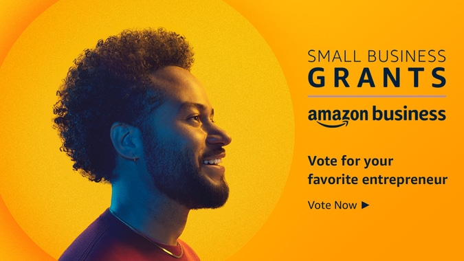 Meet Amazon Business’s Small Business Grants Semi-Finalists and Vote for Your Favorite Entrepreneur Meet Amazon Business’s Small Business Grants Semi-Finalists and Vote for Your Favorite Entrepreneur
