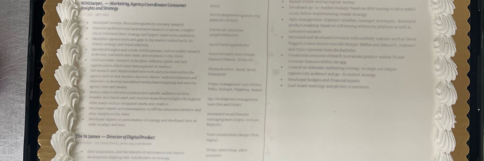 This Job Seeker Went Viral On LinkedIn for Printing Her Resume on a Cake and Having It Delivered to Nike