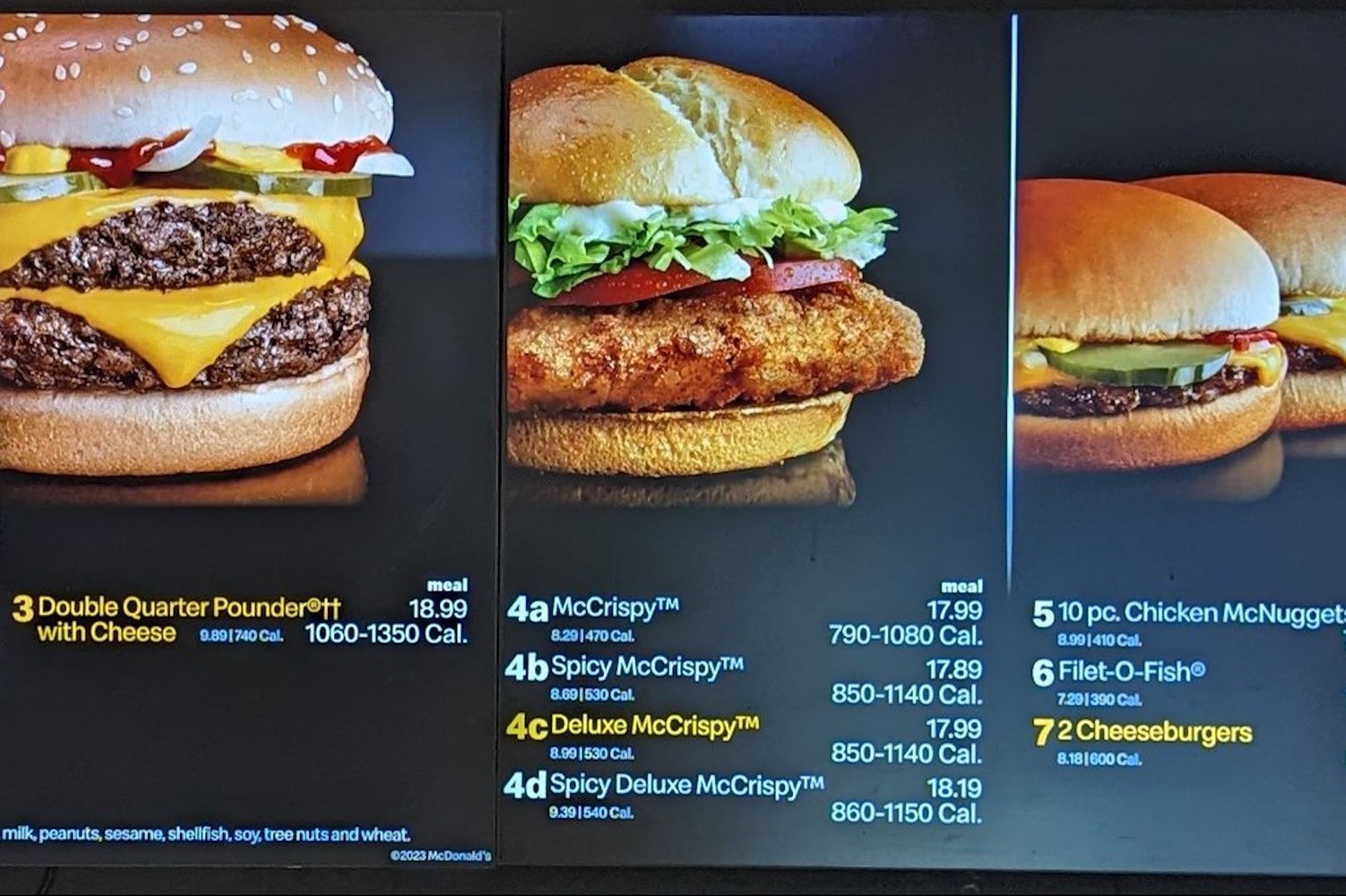 Mcdonald S Menu Mcdonald S Menu