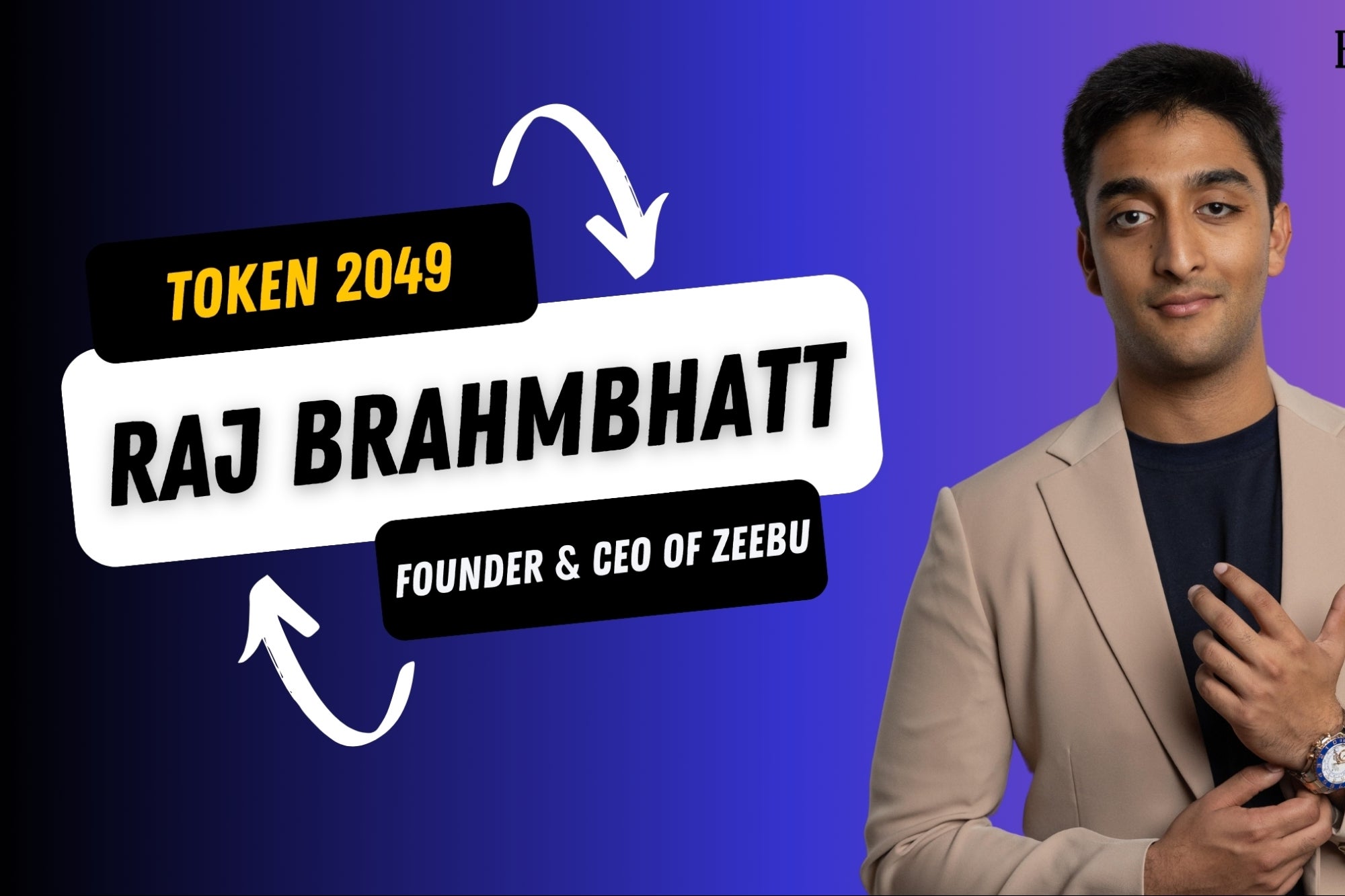 Zeebu Founder And CEO Raj Brahmbhatt Talks On-Chain Settlements For Telecom  Carriers At TOKEN2049 Dubai | Entrepreneur