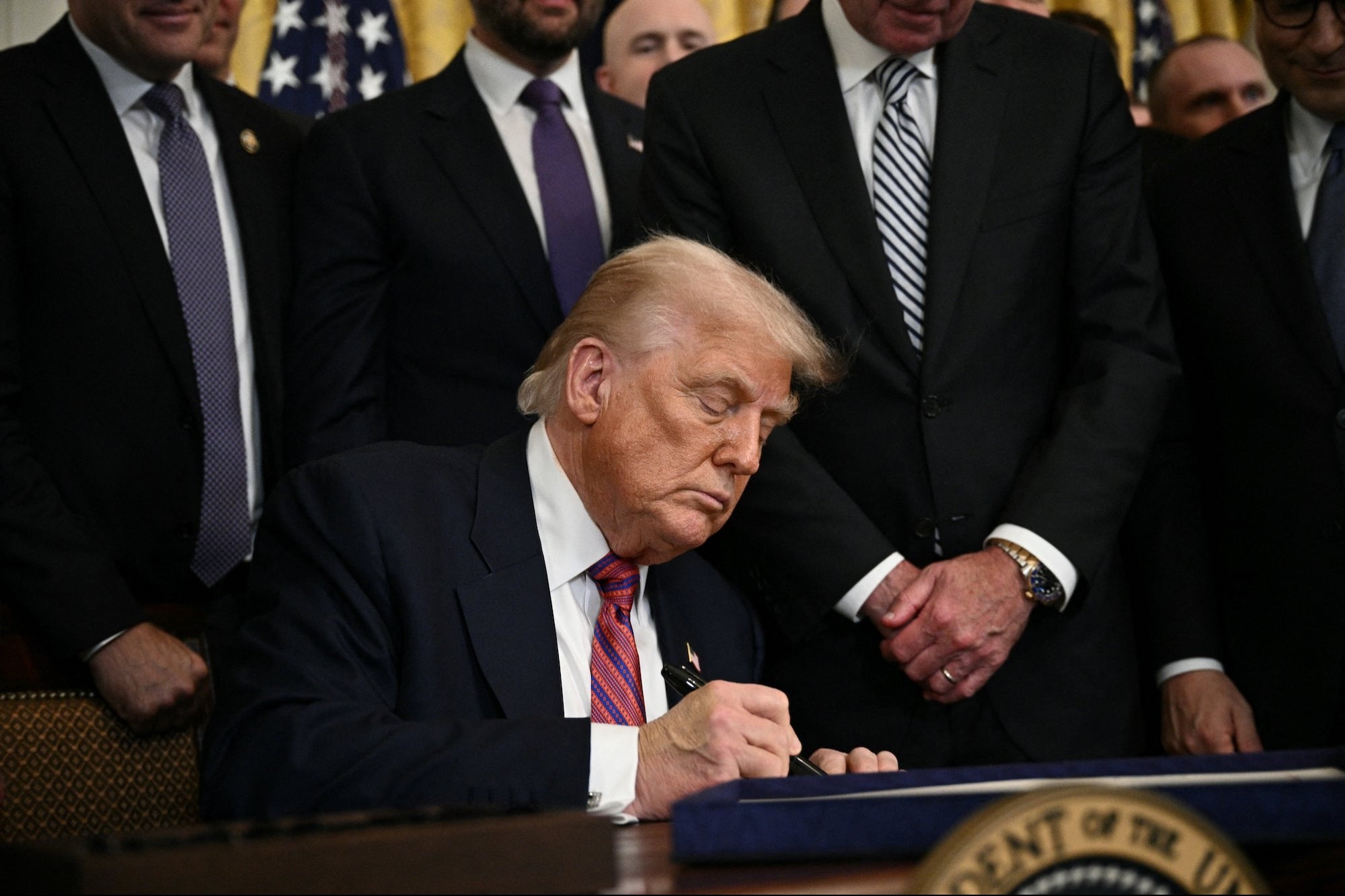 President Donald Trump Signs the GENIUS Act to Make the U.S. the 'Crypto Capital of the World'