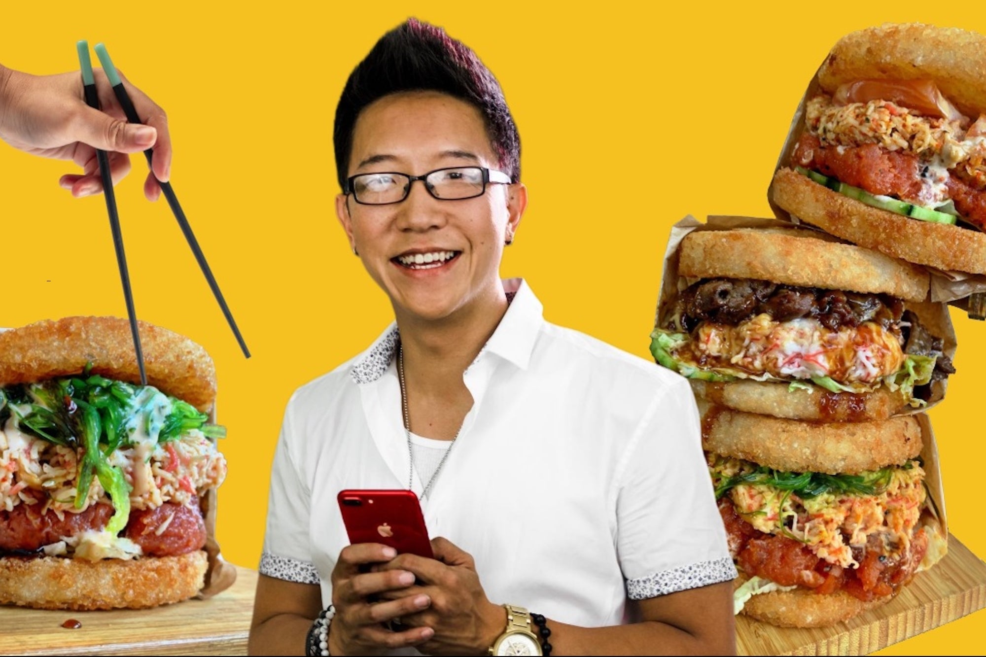 His Sushi Burger Got 50 Million Views - And Launched a Business | Entrepreneur