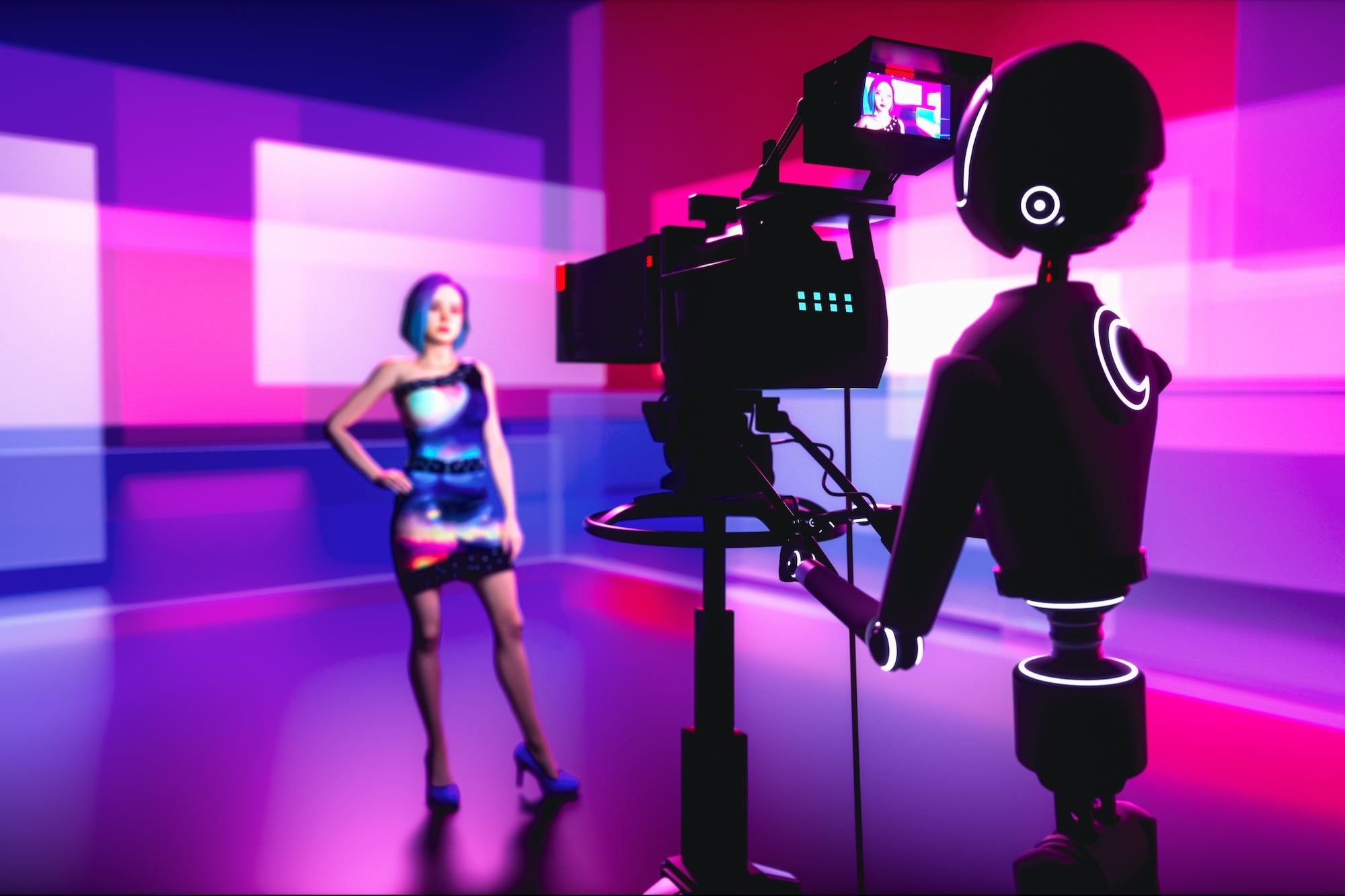 She's an Actor About to Be Signed By a Talent Agency. She's Also AI.