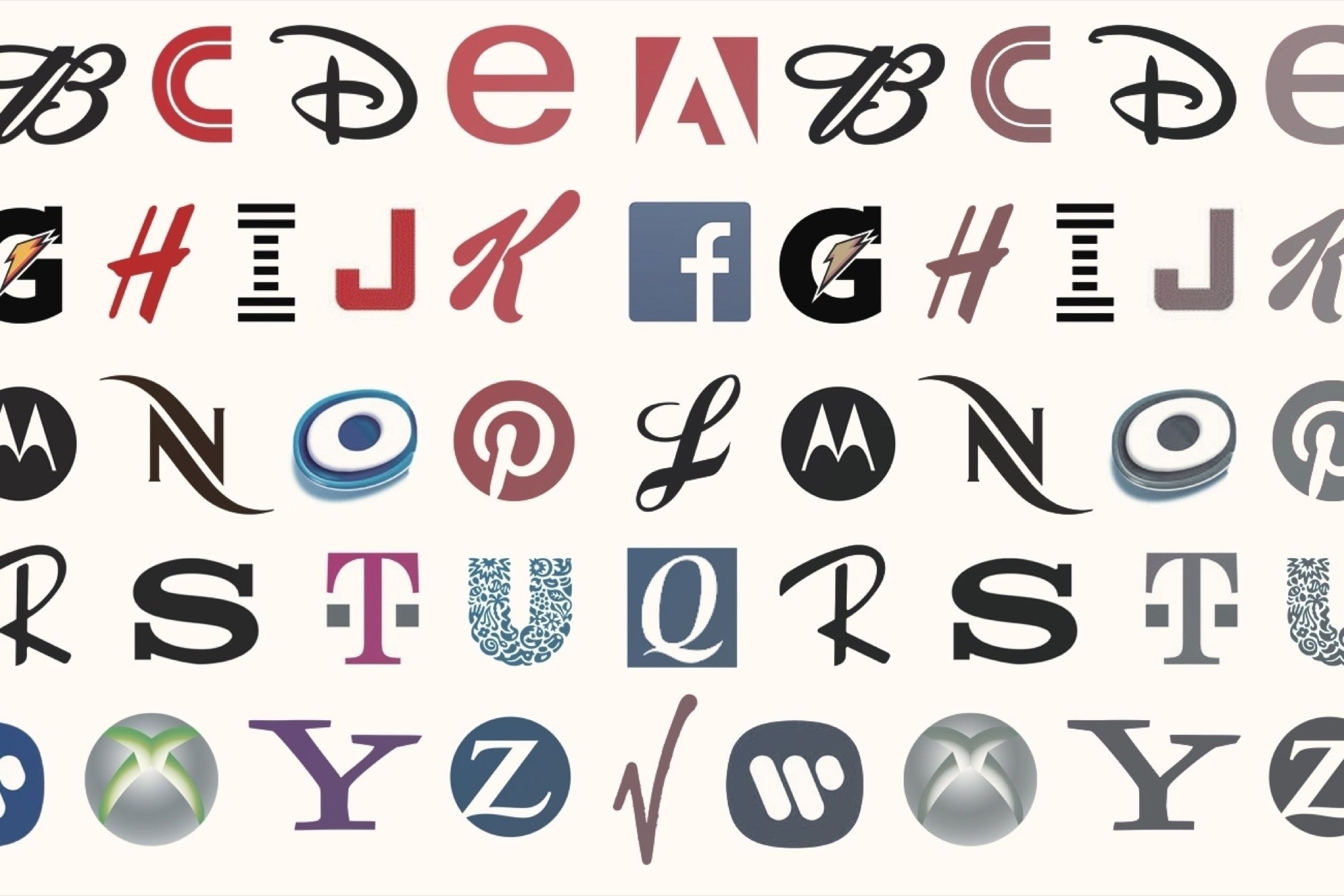 Famous Letter Logos