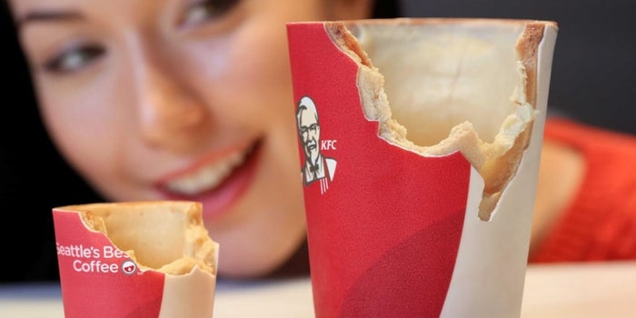 Why KFC Is Developing an Edible Coffee Cup in the U.K.
