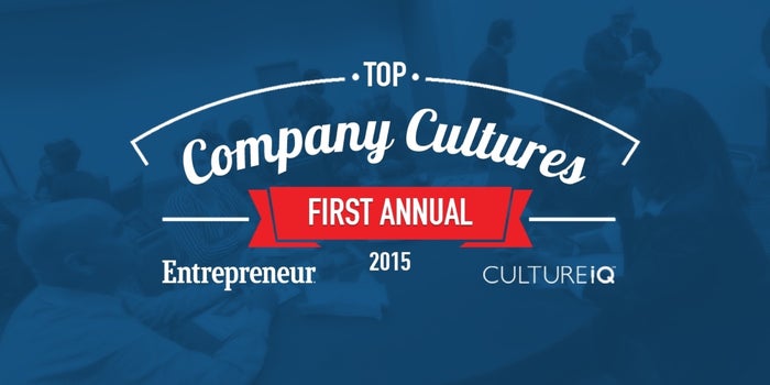 Entrepreneur and CultureIQ Are Searching for the Top Company Cultures