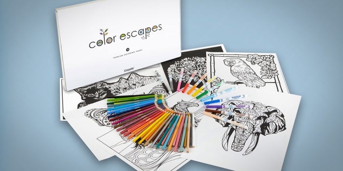 Crayola Launches a Line of Coloring Books for Adults