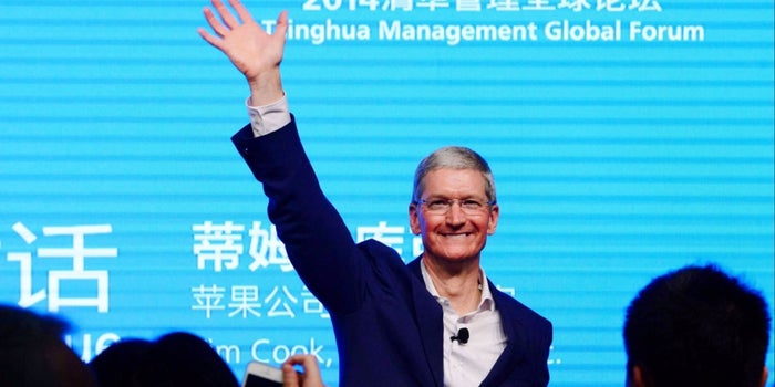 Apple's Cook Visits Beijing After China Woes, Didi Deal
