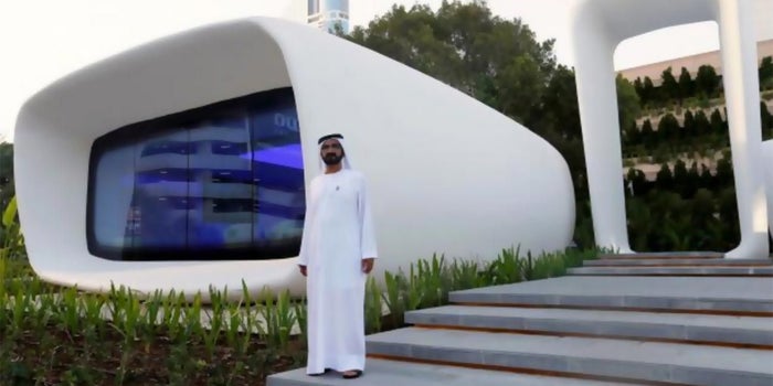 This May Be the World's First Functioning 3-D Printed Building