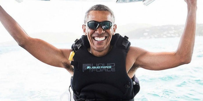 Así se divierte Barack Obama con Richard Branson