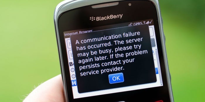 La participación de mercado de BlackBerry acaba de llegar a 0