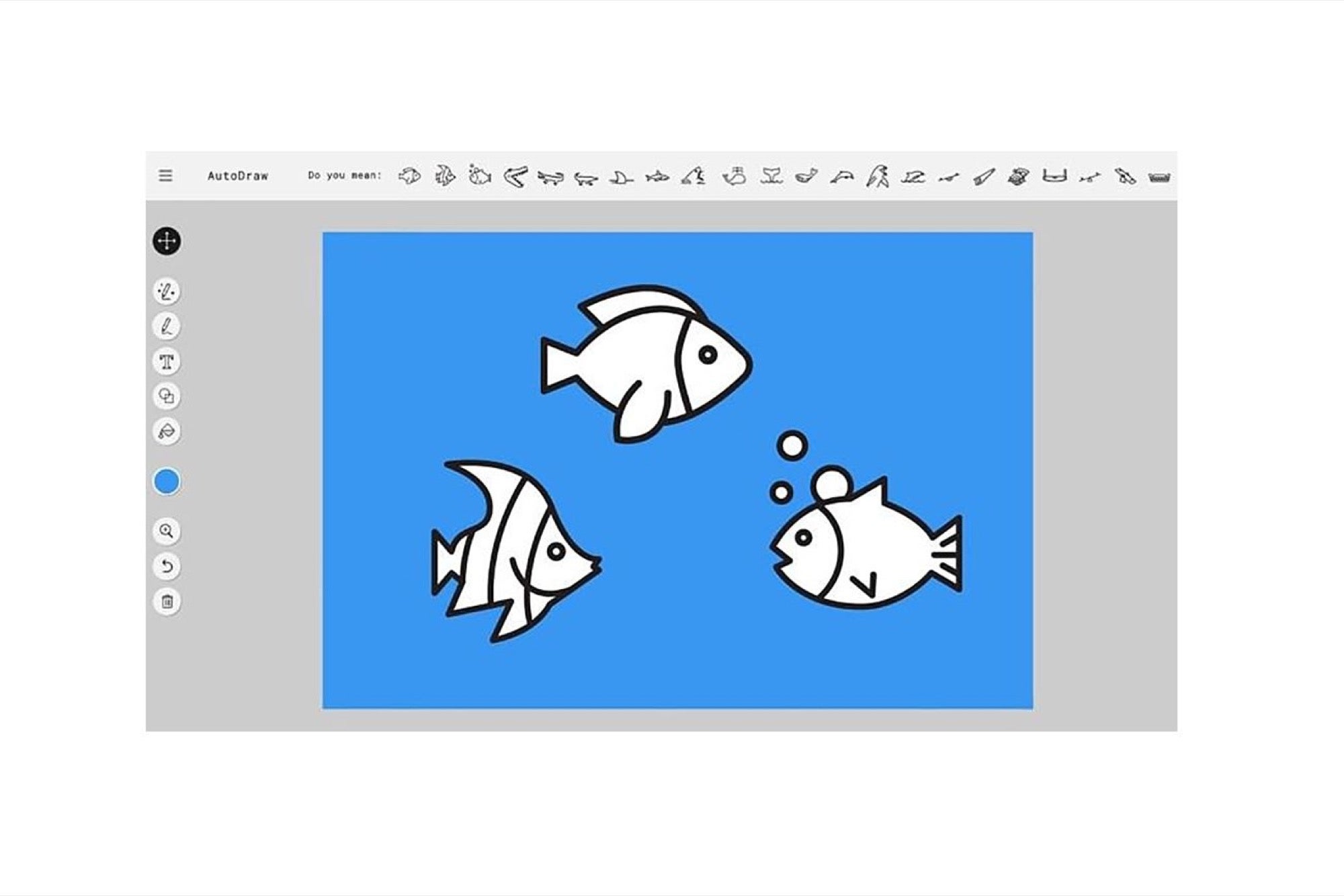 Sketching with Google AutoDraw