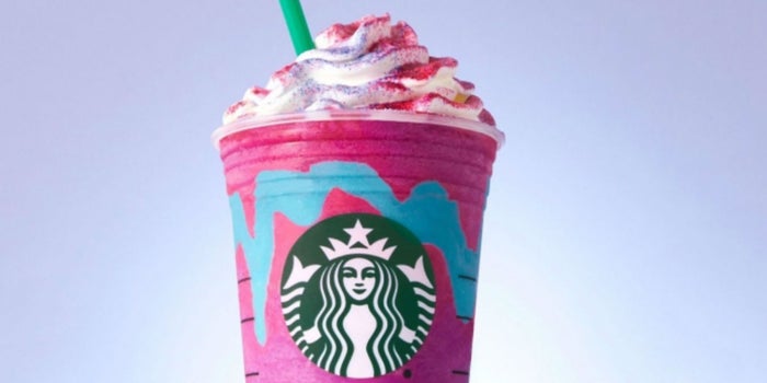 Abran paso al Frappucino Unicornio
