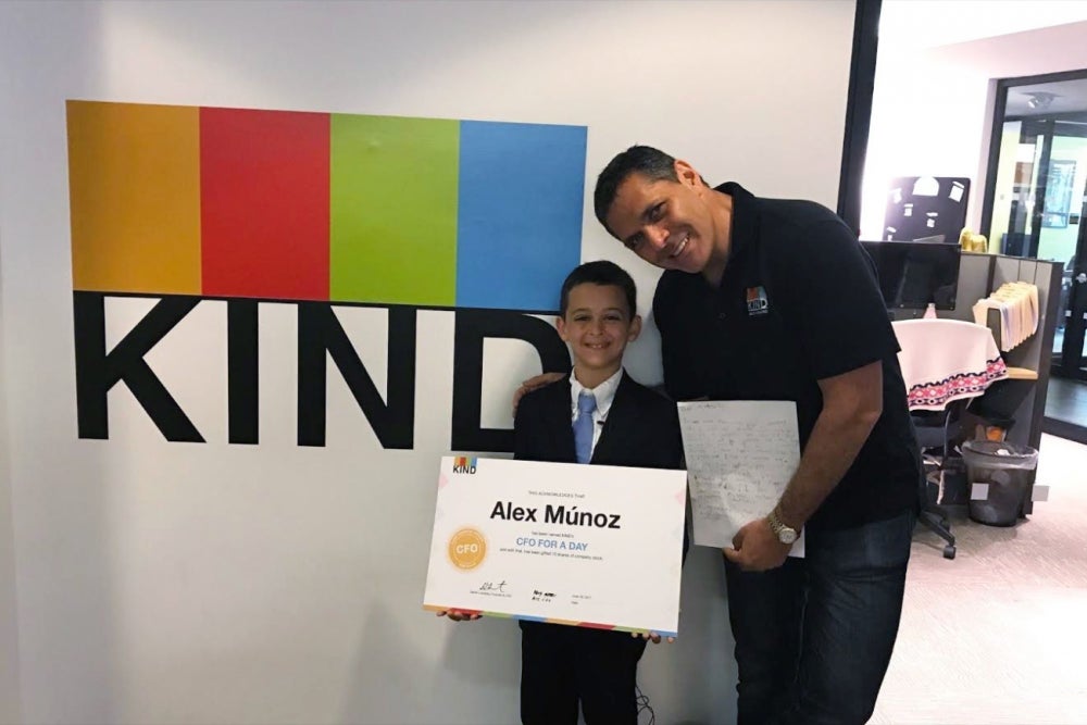 This 9-Year-Old Boy Became KIND's CFO for the Day and Learned an Amazing Lesson