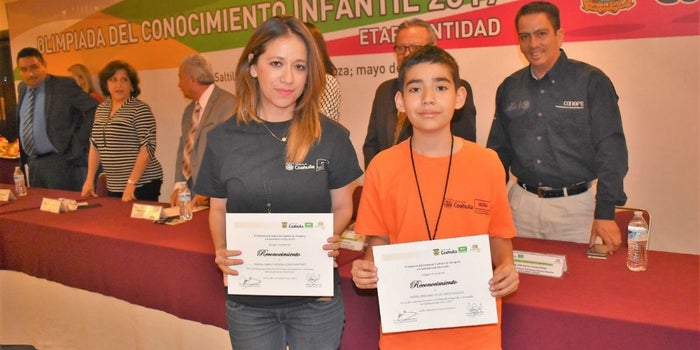 Él es el niño que ganó la Olimpiada Nacional del Conocimiento 2017