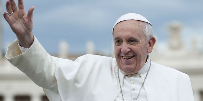 La gran lección del letrero de "No Quejarse" del Papa