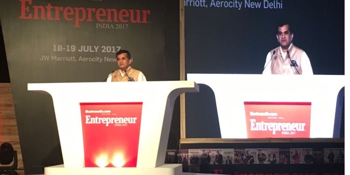 Amitabh Kant Urges Young Entrepreneurs to Penetrate Global Market, Says No Shortage of Funds