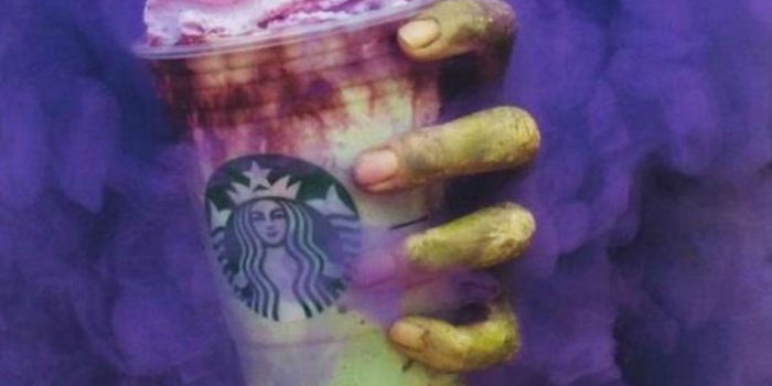 Zombie frappuccino, la nueva bebida de Starbucks que te dejará frío en Halloween