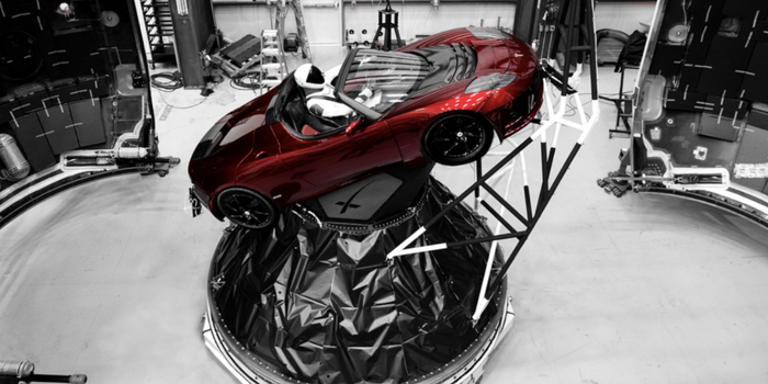 El Tesla Roadster de Elon Musk llega a Marte