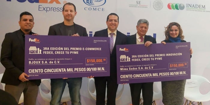 INADEM y FedEx premian a dos Pymes innovadoras