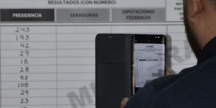 La app que te invita a ser parte activa del conteo electoral con una foto