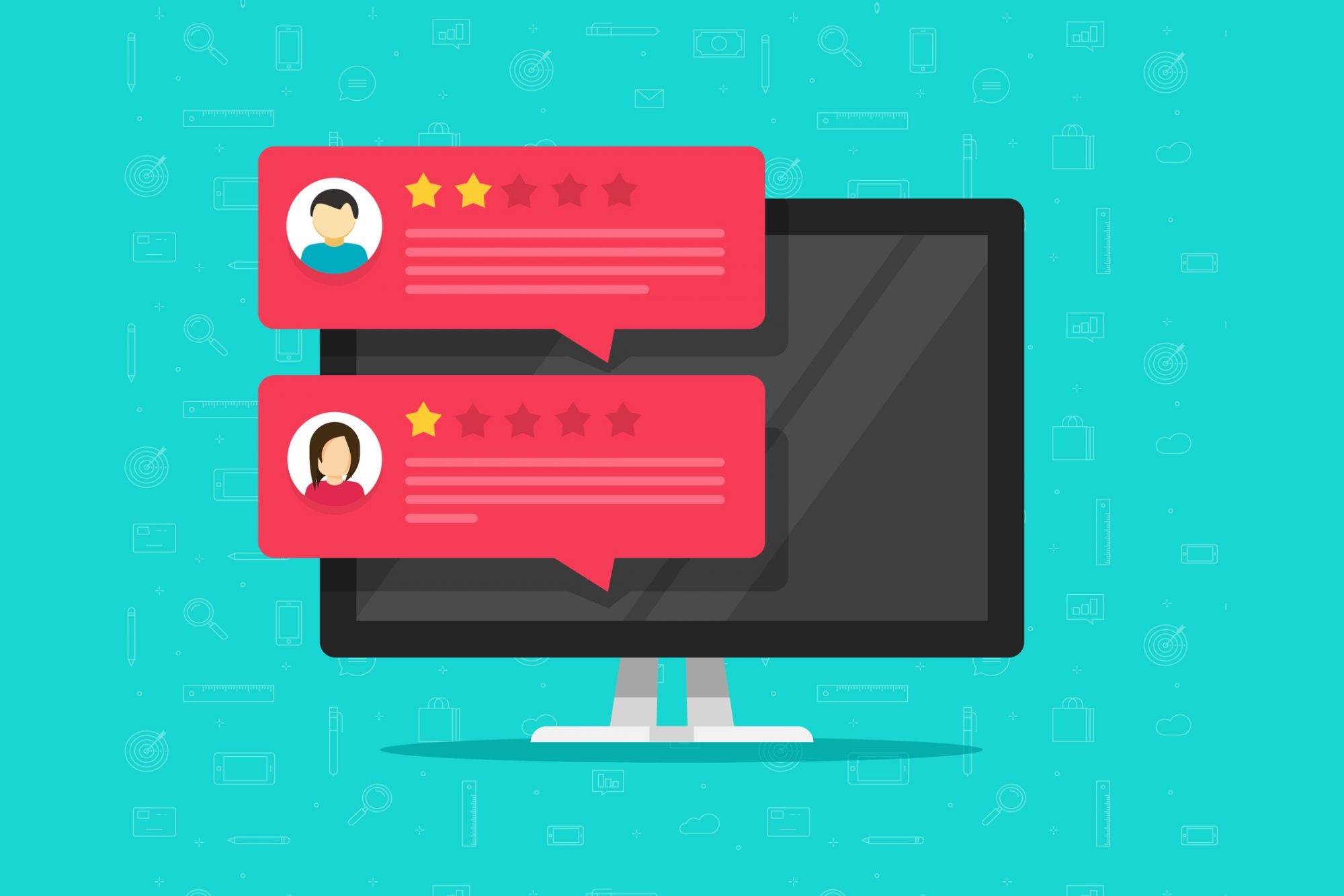 How To Deal With Fake Negative Reviews Infographic 