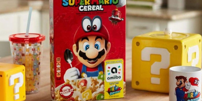 Así es como Super Mario quiere conquistar tu desayuno