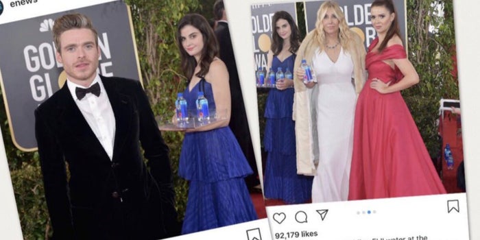 Así fue como Fiji Water 'triunfó' en los Golden Globes