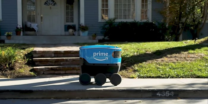 Amazon devela su robot repartidor 'Scout'