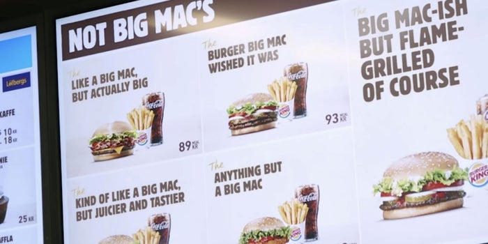 Burger King 'trollea' (otra vez) a McDonald's por perder los derechos de la 'Big Mac'