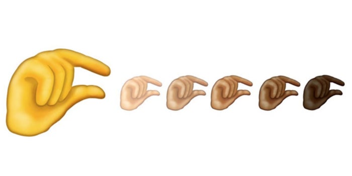 La Emojipedia saca 230 nuevos emojis y el 'pinching hand' es el más comentado en redes