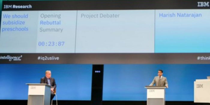 Humano gana un debate contra un robot de Inteligencia artificial