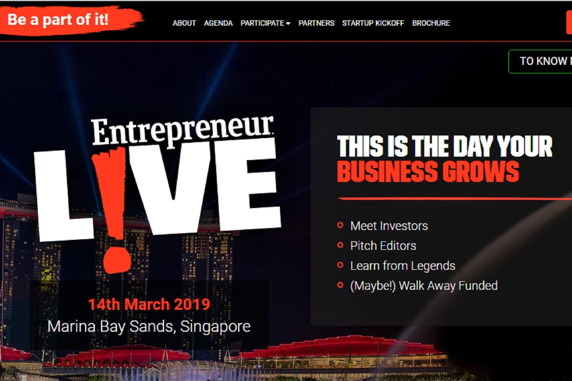 Turn Your Big Idea Into A Reality At Entrepreneur Live In Singapore