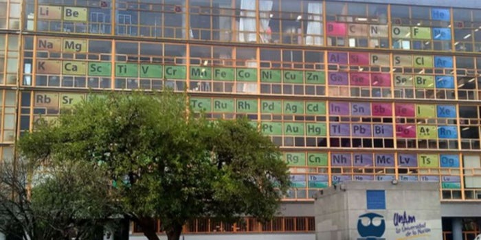 La UNAM presenta tabla periódica de 600 metros