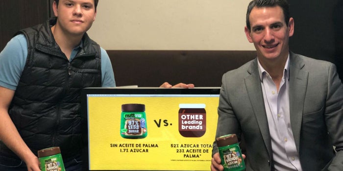 Él trajo a México una crema de avellana con 95% menos azúcar que las tradicionales