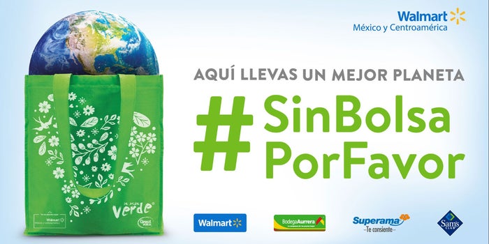 Walmart se suma a la iniciativa #SinBolsaPorFavor