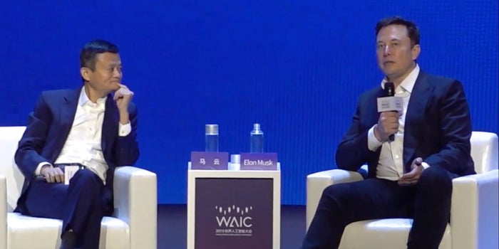 Jack Ma asegura que la inteligencia artificial no es una amenaza para la humanidad, pero Elon Musk lo contradice