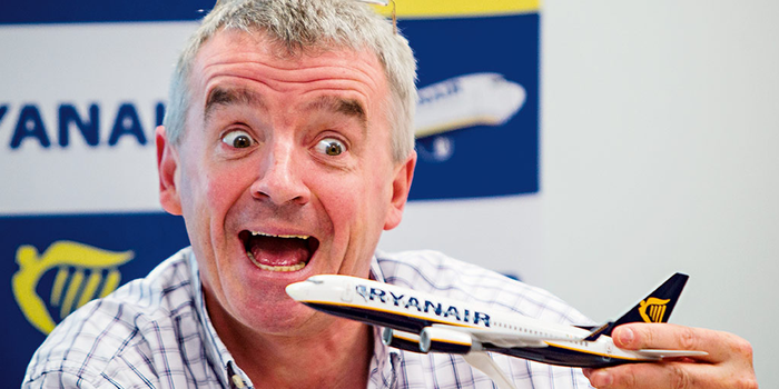 Ryanair-ის აღმასრულებელი დირექტორის სკანდალური პასუხები Twitter-ში