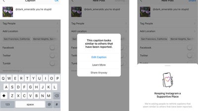 Instagram Is Using AI to Alert Bullies to Offensive Captions