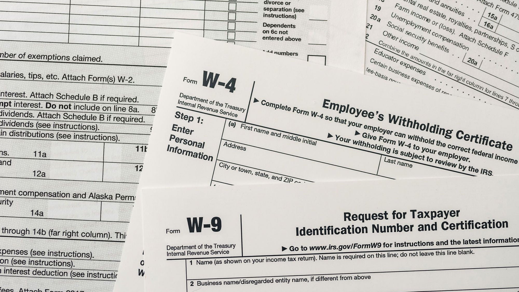 w-9s and four other business tax forms entrepreneurs need to know