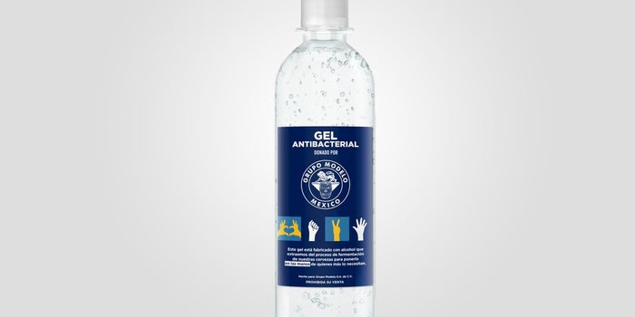 Grupo Modelo donará 300 mil botellas de gel antibacterial hechas con el alcohol que se extrae en la elaboración de su cerveza