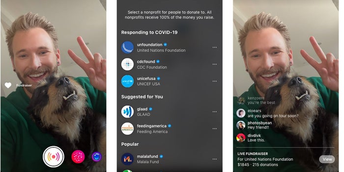 Raise Money For Charity With Instagram S New Live Donations