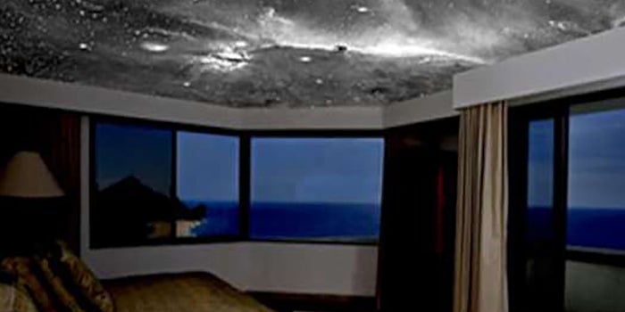 Decoración de cielo nocturno en techos