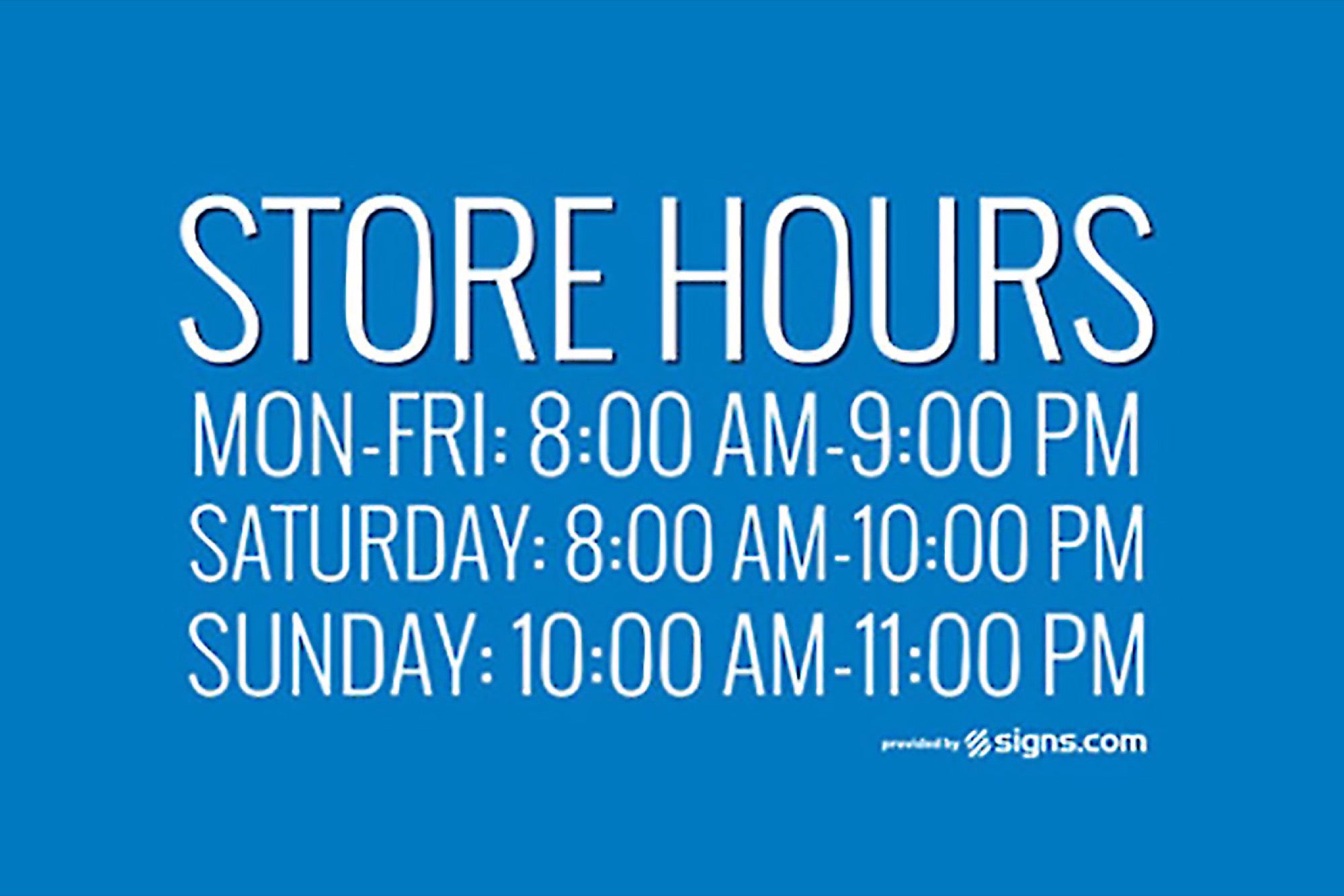 Get a Free Sign for Your Storefront And How to Give Away Stuff