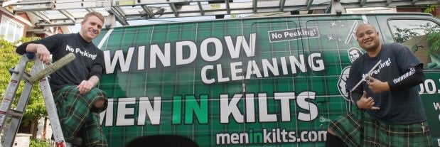 Men In Kilts Window Cleaning