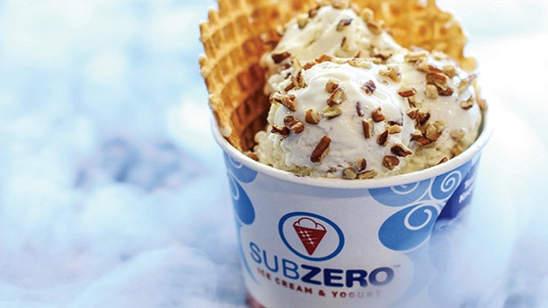 Sub Zero Ice Cream and Yogurt uses liquid nitrogen to whip up dessert on demand.