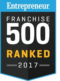 Ranked in the top 500 franchises by Entrepreneur Magazine