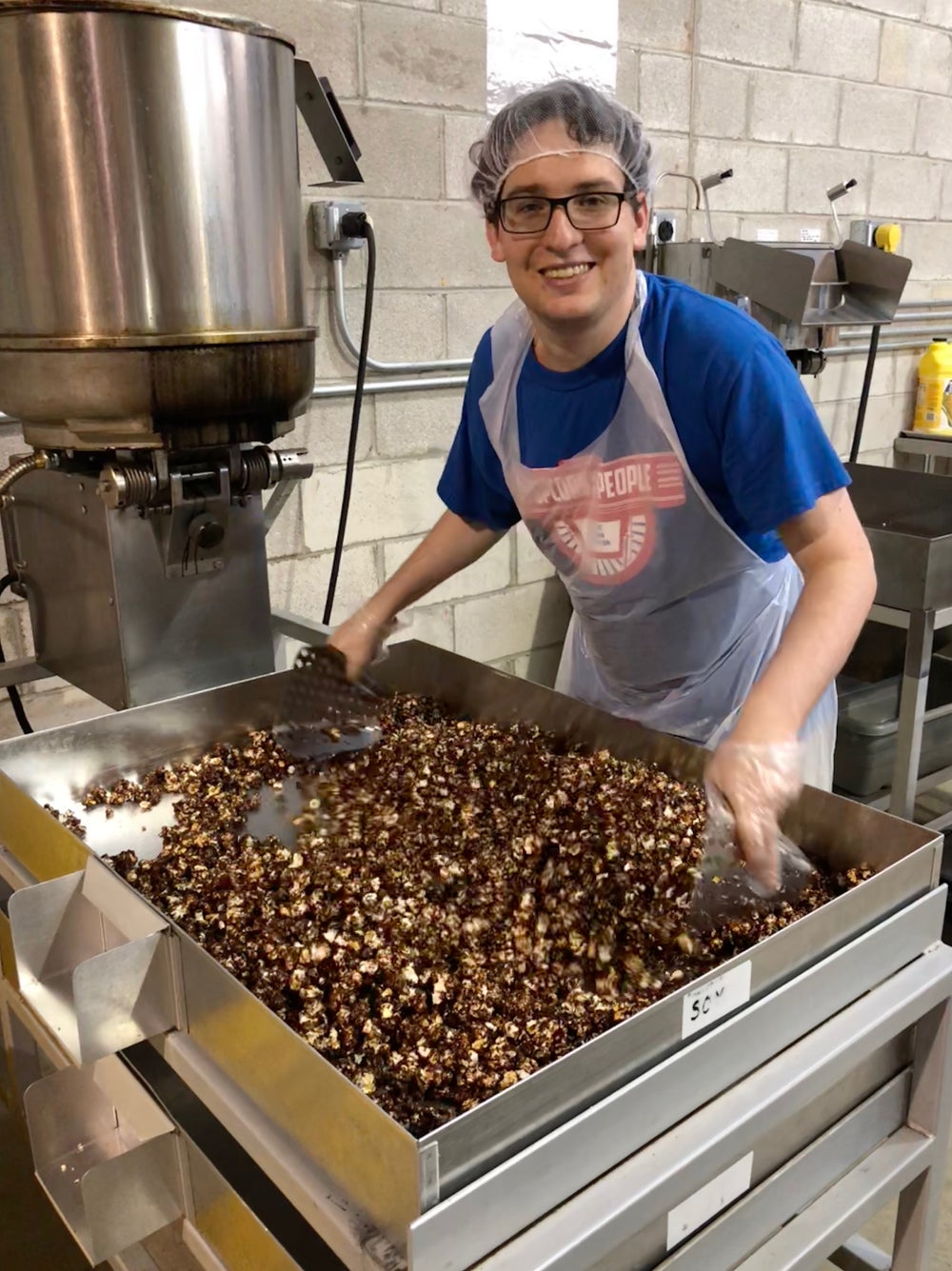 Samuel Bier At Work At Popcorn For The People Samuel Bier At Work At Popcorn For The People